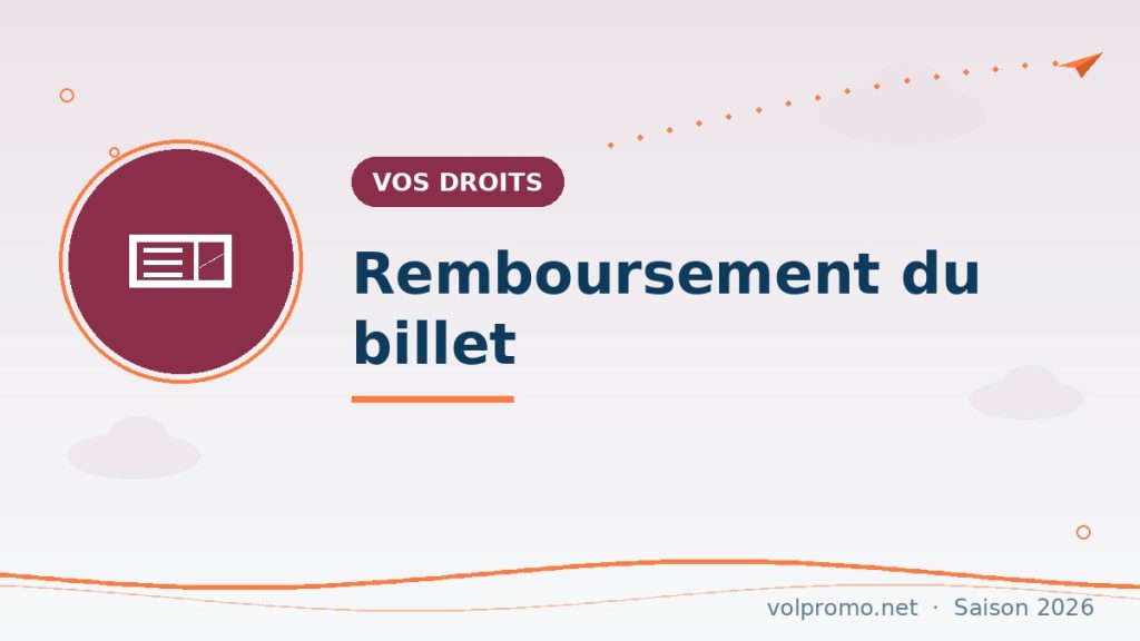 Remboursement d’un vol : billet, taxes d’aéroport, vol non utilisé