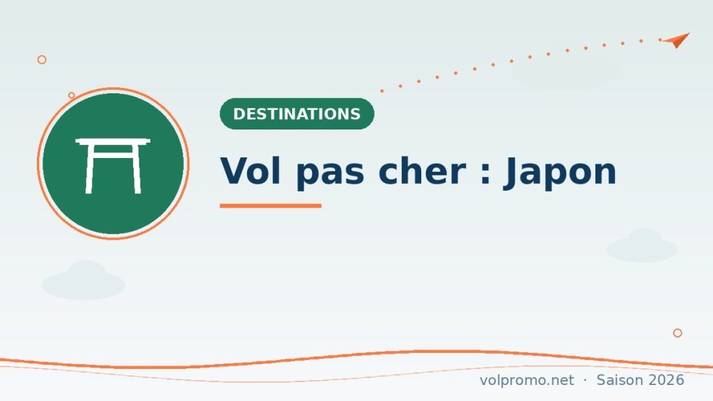 Vol pas cher pour le Japon : Tokyo sans se ruiner