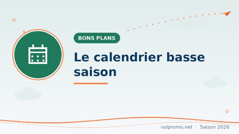 Basse saison : le calendrier des destinations à contre-courant